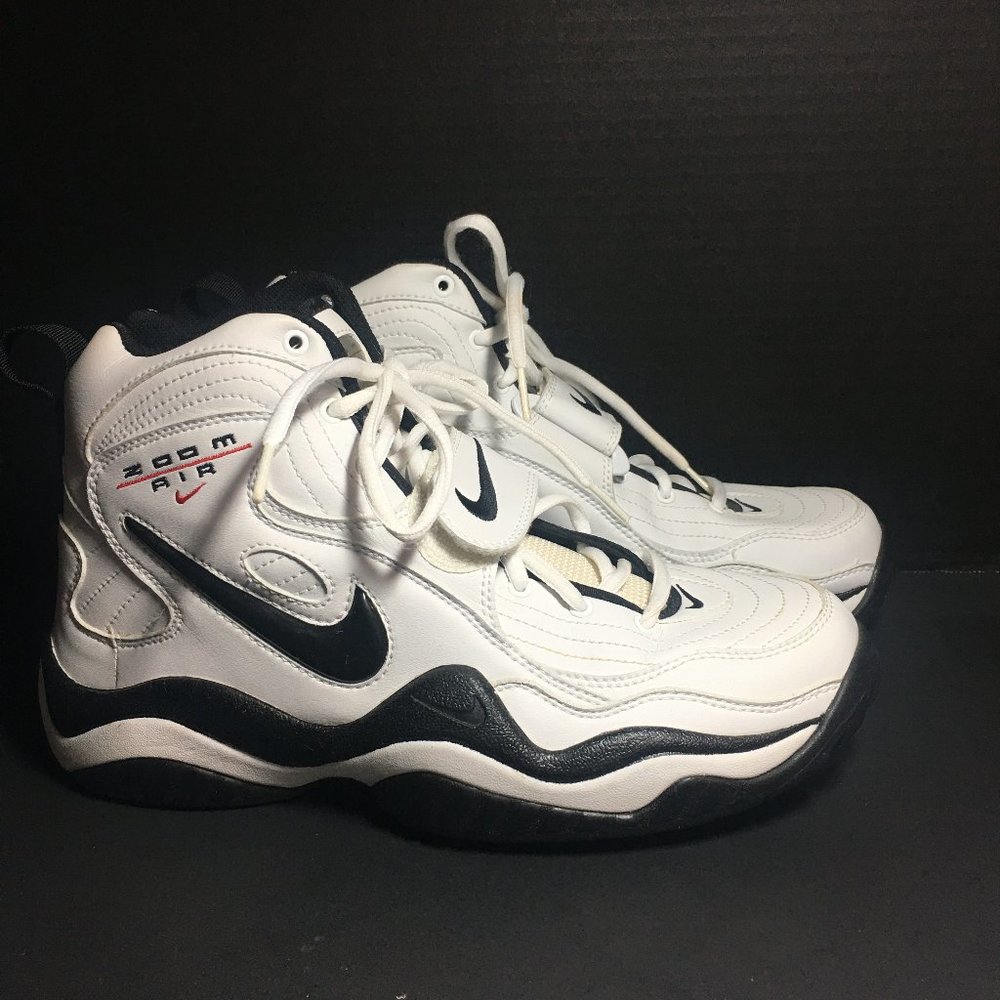 Rare Nike Zoom Air Mens Lace-Up and Velcro Shoes Hi Top Sneakers
